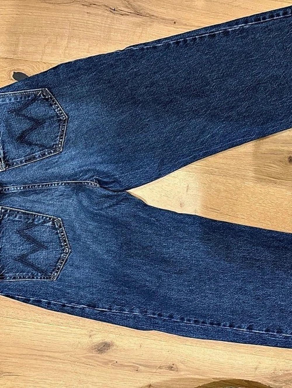 Mother Jeans ‘lil barrel in Blue Waist 28